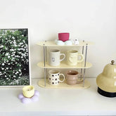 Acrylic Rack Multi-layer Bathroom Desktop Perfume Storage Rack Water Cup Cosmetics Display Rack 3 Layer Table Organizer Shelf