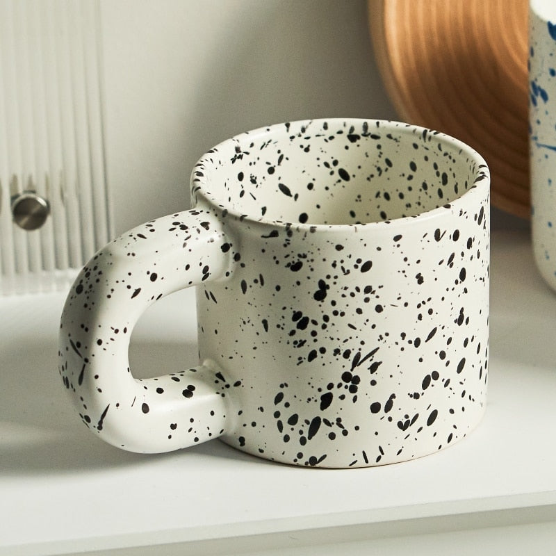 Korean Style Ceramic Mug Coffee Cups Home Office Tea Cup Coffee Cups Korean Mug Nordic Home drinkware Japan Mug