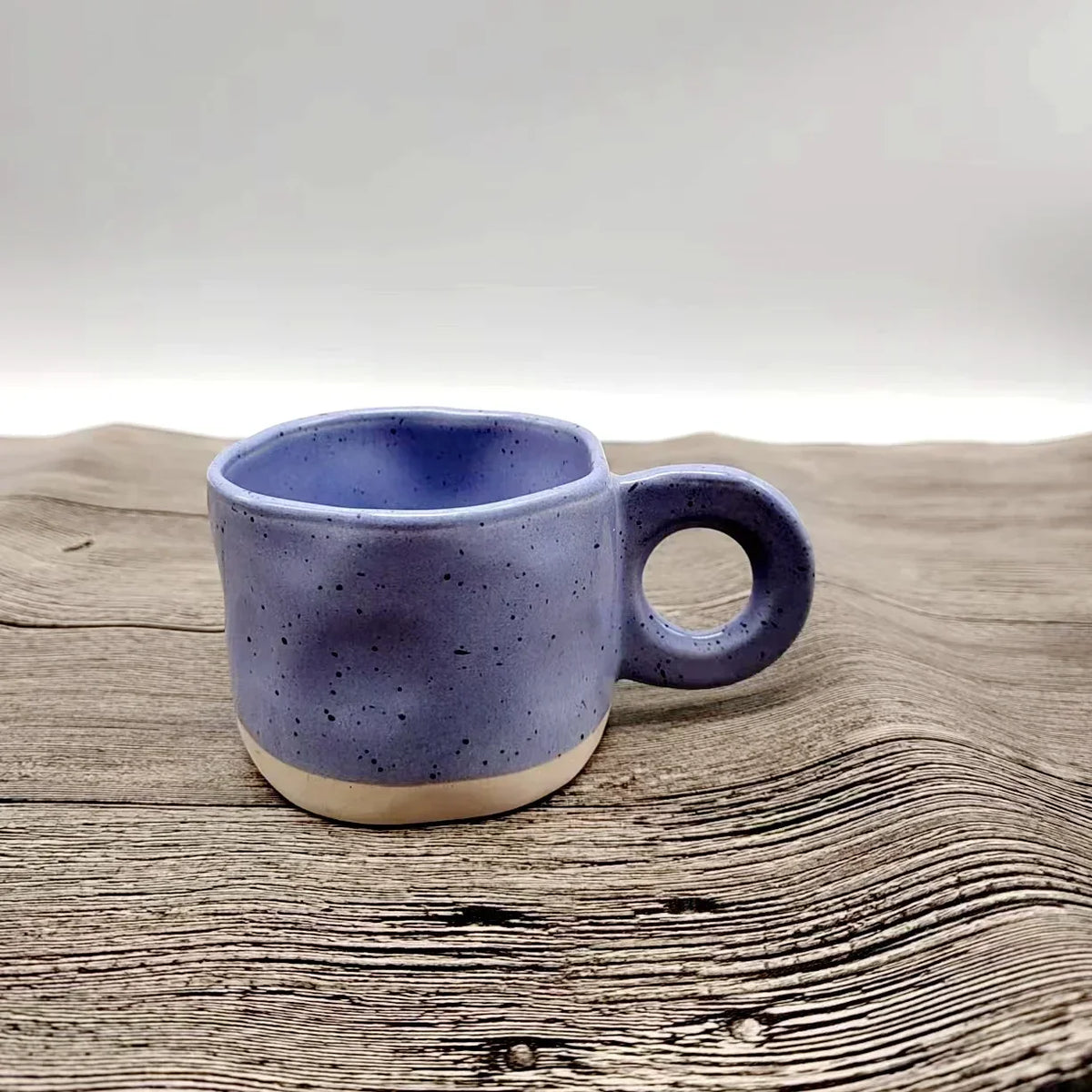 Creative Ring Handle Ceramic Mug Korean ins style Irregular Splash ink Coffee Cup Office Home Breakfast Tea Cup Handgrip Mug
