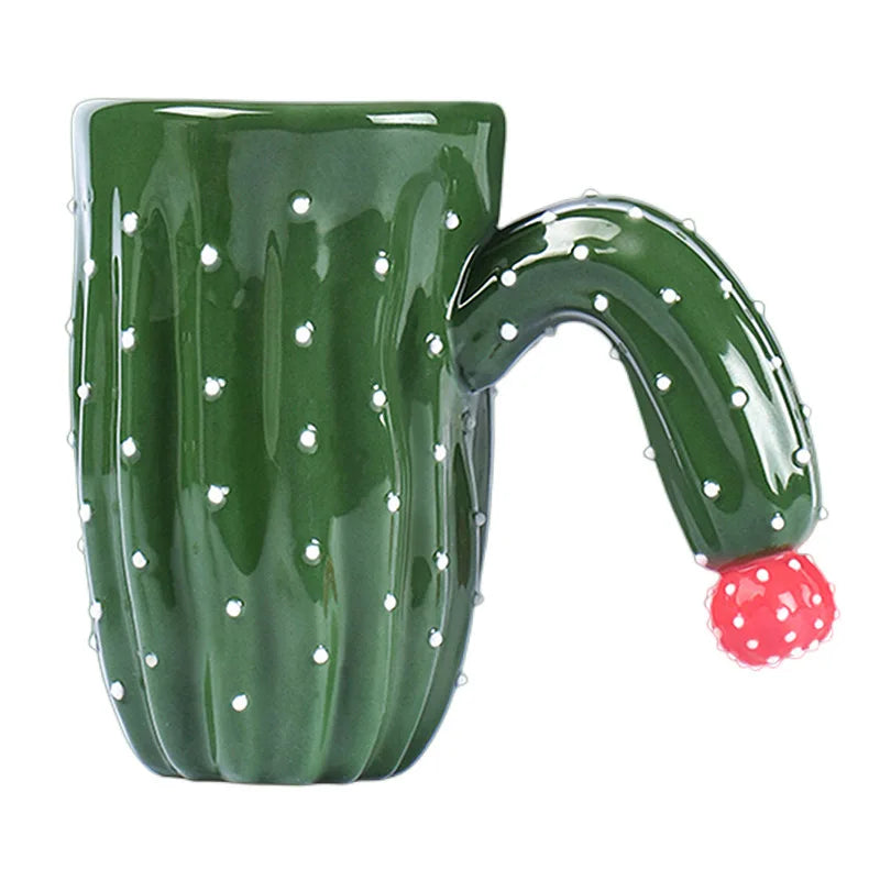 Halloween Ceramic Cups Cute Cartoon Cactus Cups Home Office Coffee Latte Milk Cups Drinks Halloween Best Friend's Gift Mugs