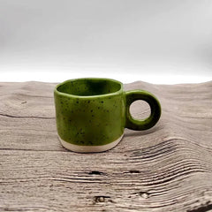 Creative Ring Handle Ceramic Mug Korean ins style Irregular Splash ink Coffee Cup Office Home Breakfast Tea Cup Handgrip Mug