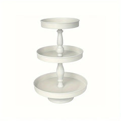 Ikeehome  3 Tier Serving Tray, Metal Cupcake Stand For 50 Cupcakes,  Display Holders For Anniversary Birthday Wedding Halloween, Christmas