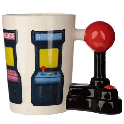 Ceramic Mugs Creative 3D Game Over Coffee Cups Student Milk Game Controller Handle Funny Mug Birthday Christmas Gamer Gift